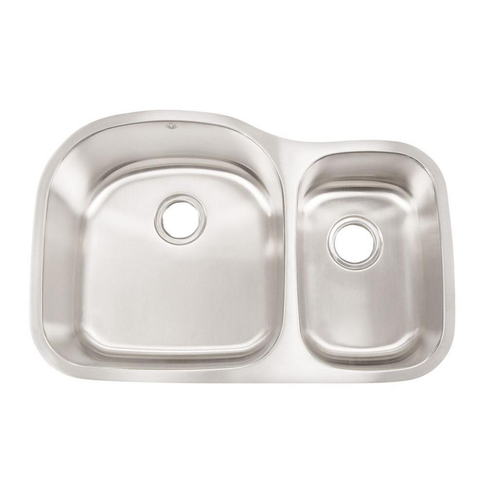 Double bowl DELUXE pack 16ga Stainless sink