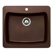 Artisan Manufacturing ACDM2501-D8-BR - Artisan Composite Dual Mount Single Bowl Sink 