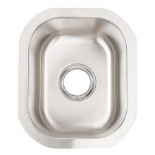 Artisan Manufacturing AR1214D7-D - Single bowl DELUXE pack 16ga Stainless sink