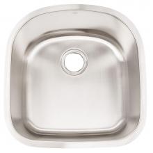 Artisan Manufacturing AR2120D9-D - Single bowl DELUXE pack 16ga Stainless sink