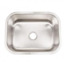 Artisan Manufacturing AR2318D10-D - Single bowl DELUXE pack 16ga Stainless sink