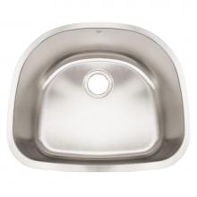Artisan Manufacturing AR2321D9-D - Single bowl DELUXE pack 16ga Stainless sink