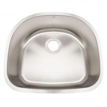 Artisan Manufacturing MH2321D8-B - Single bowl 18ga Stainless sink