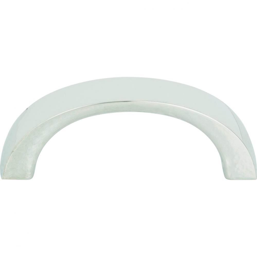 Tableau Curved Pull 1 13/16 Inch (c-c) Polished Chrome