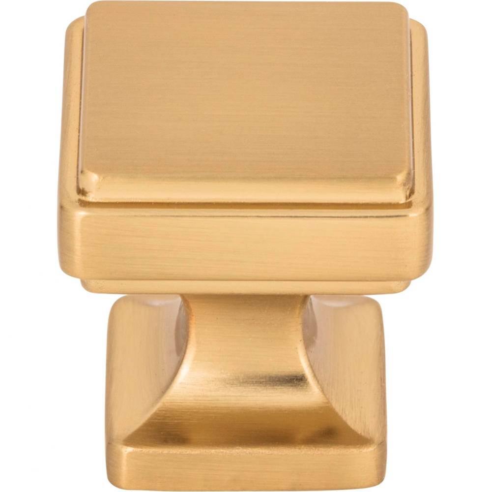 Kate Knob 1 1/8 Inch Warm Brass