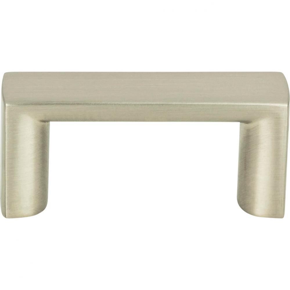 Tableau Squared Pull 1 7/16 Inch (c-c) Brushed Nickel