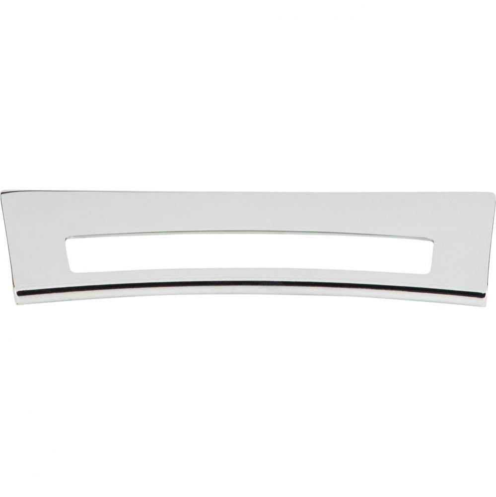 Mid Century Tab Pull 5 1/16 Inch (c-c) Polished Chrome