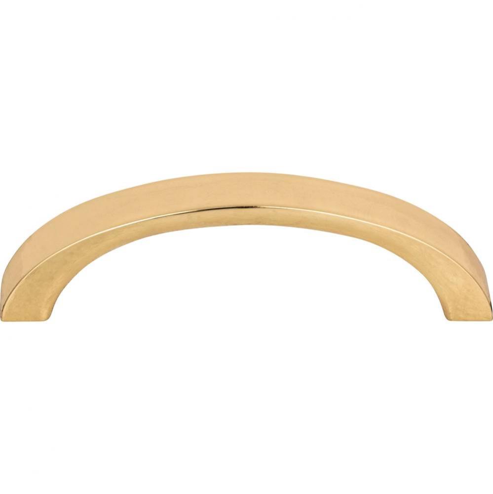 Tableau Curved Pull 2 1/2 Inch (c-c) French Gold