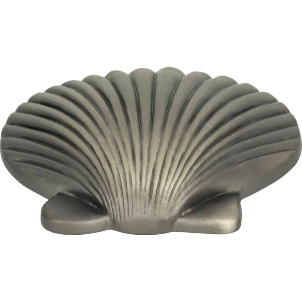 Clamshell Knob 2 Inch Pewter