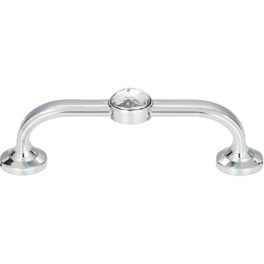 Legacy Crystal Bracelet Pull 3 Inch (c-c) Polished Chrome