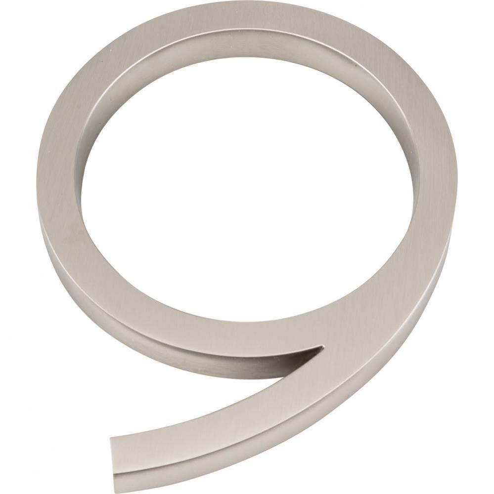 Modern Avalon No.9 6 Inch Brushed Nickel