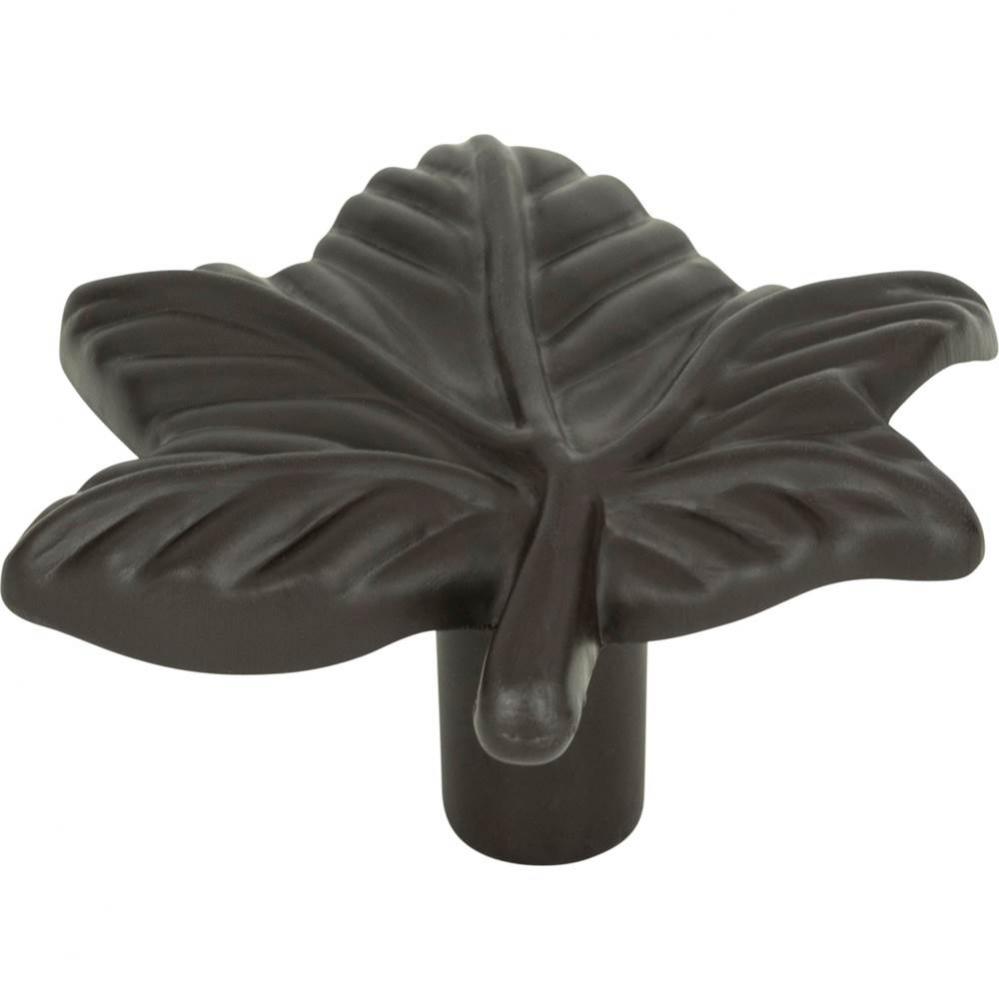 Vineyard Leaf Knob 2 Inch Aged Bronze