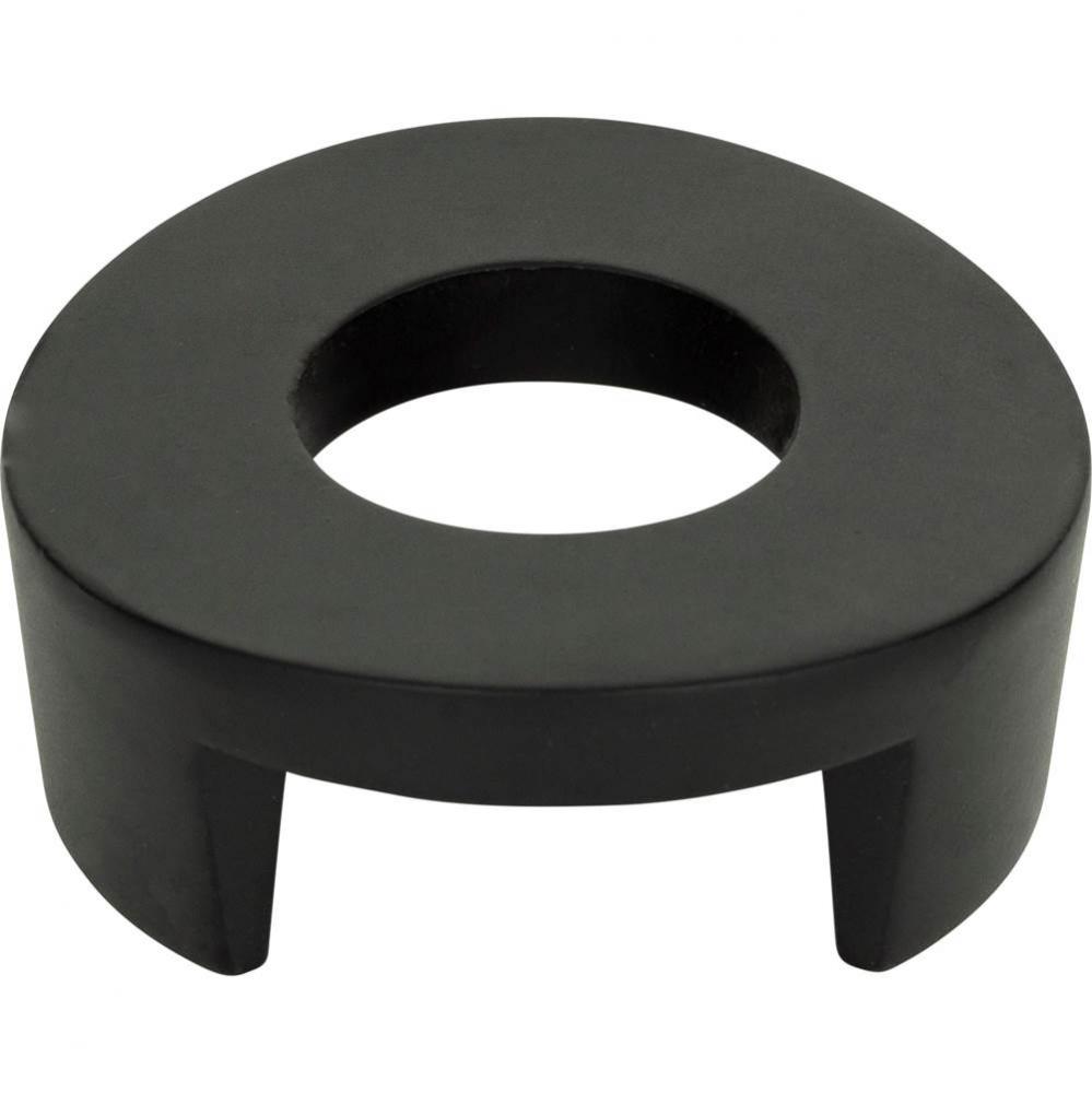 Centinel Round Knob 1 1/4 Inch (c-c) Matte Black