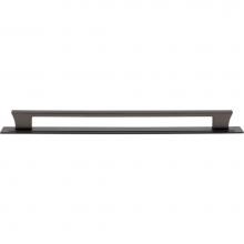 Atlas A6007-SL - Zander Pull and Backplate 12 Inch (c-c) Slate