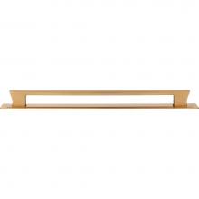 Atlas A6007-WB - Zander Pull and Backplate 12 Inch (c-c) Warm Brass