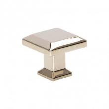 Atlas A660-PN - Sweetbriar Lane Square Knob 1 1/4 Inch Polished Nickel