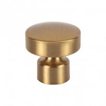 Atlas A680-WB - Lennox Knob 1 1/4 Inch Warm Brass