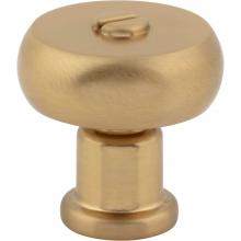 Atlas A980-WB - Everitt Knob 1 3/16 Inch Warm Brass