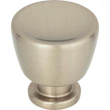 Atlas 412-BRN - Conga Knob 1 1/8 inch Brushed Nickel