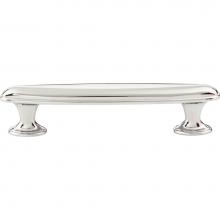 Atlas 439-CH - Austen Oval Pull 3 3/4 Inch (c-c) Polished Chrome