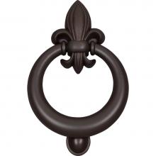 Atlas DK636-O - Fleur de lys Door Knocker  Aged Bronze