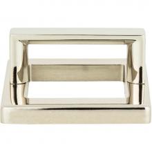 Atlas 409-PN - Tableau Square Base and Top 1 13/16 Inch (c-c) Polished Nickel