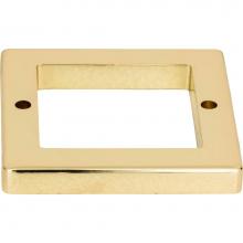 Atlas 393-FG - Tableau Square Base 1 13/16 Inch French Gold