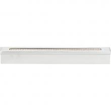 Atlas 3201-MC - Crystal Bar Inset Thin Pull 3 3/4 Inch (c-c) Matte Chrome