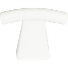 Atlas 305-WG - Fulcrum Knob 1 1/2 Inch High White Gloss