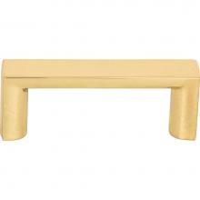 Atlas 401-FG - Tableau Squared Pull 1 13/16 Inch (c-c) French Gold