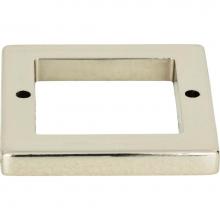 Atlas 393-PN - Tableau Square Base 1 13/16 Inch Polished Nickel
