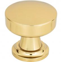 Atlas 325-FG - Browning Round Knob 1 1/4 Inch French Gold