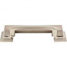 Atlas 339-BRN - Sutton Place Cup Pull 3 Inch (c-c) Brushed Nickel