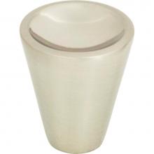 Atlas 228-BRN - Dap Cone Knob 1 Inch Brushed Nickel