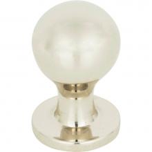 Atlas A800-PN - Nipple Knob 3/4 Inch Polished Nickel