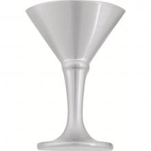 Atlas 4009-BRN - Martini Glass Knob 2 Inch Brushed Nickel