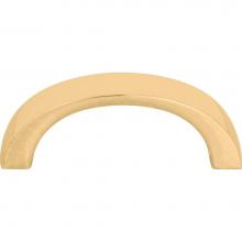 Atlas 397-FG - Tableau Curved Pull 1 13/16 Inch (c-c) French Gold
