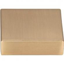 Atlas A833-CM - Thin Square Knob 1 1/4 Inch Champagne