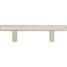Atlas A837-BS - Skinny Linea Pull 3 Inch (c-c) Brushed Nickel