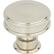 Atlas A100-PN - Oskar Knob 1 1/4 Inch Polished Nickel