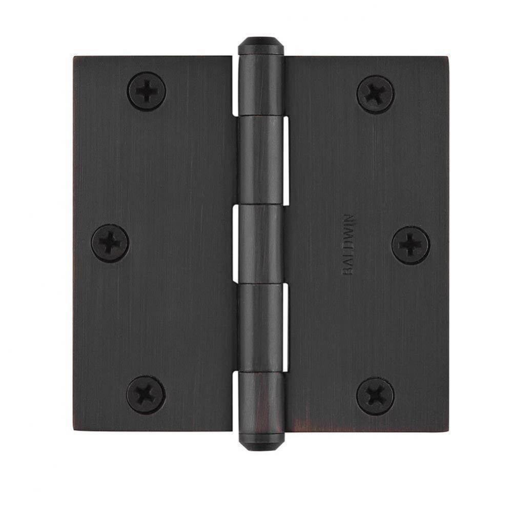 3.5IN - SQ HINGE 1EA BR 112