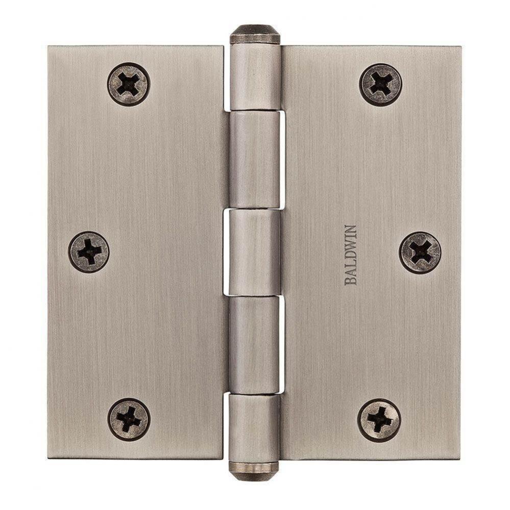 3.5IN - SQ HINGE 1EA BR 152