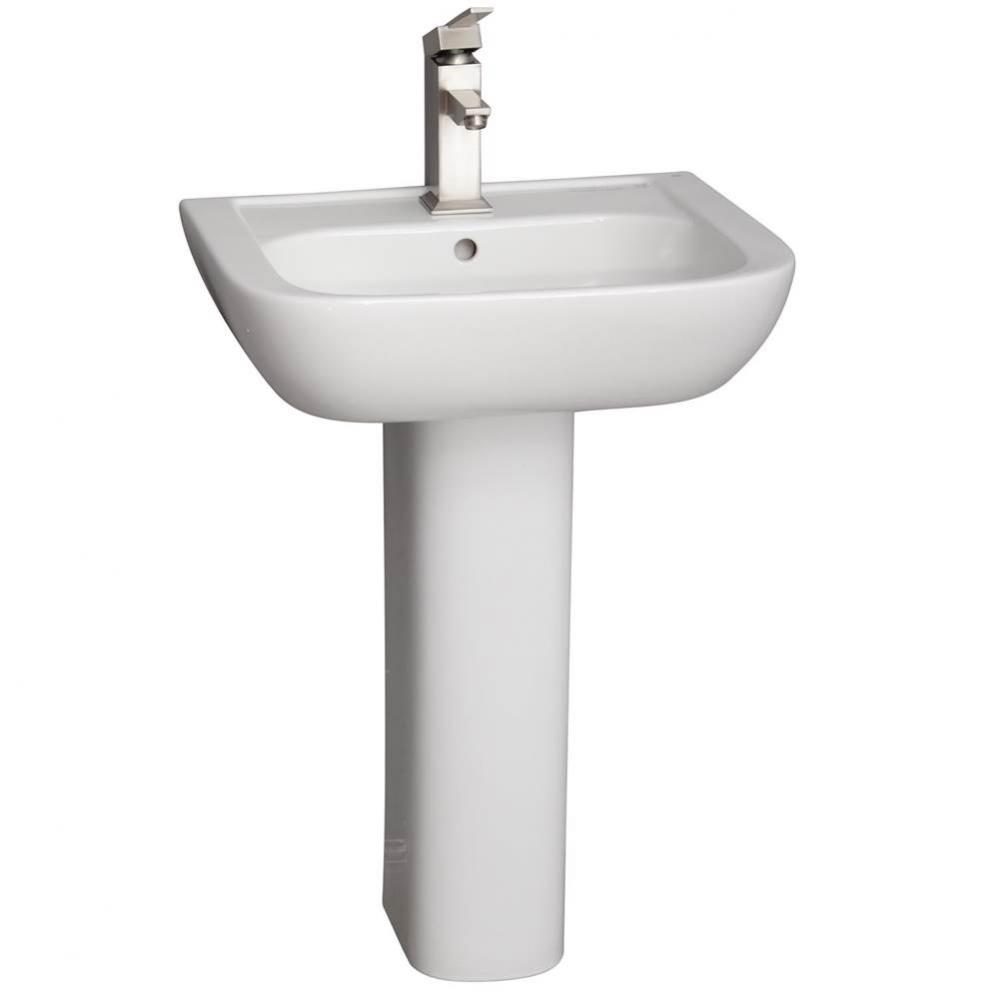 Caroline 450 Slim ColumnOnly, White