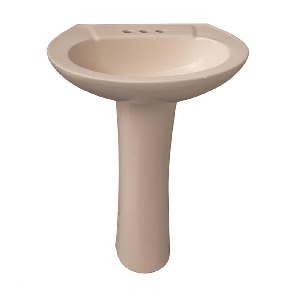 Hampshire 575 Pedestal Lavatory, 4''cc, Bisque