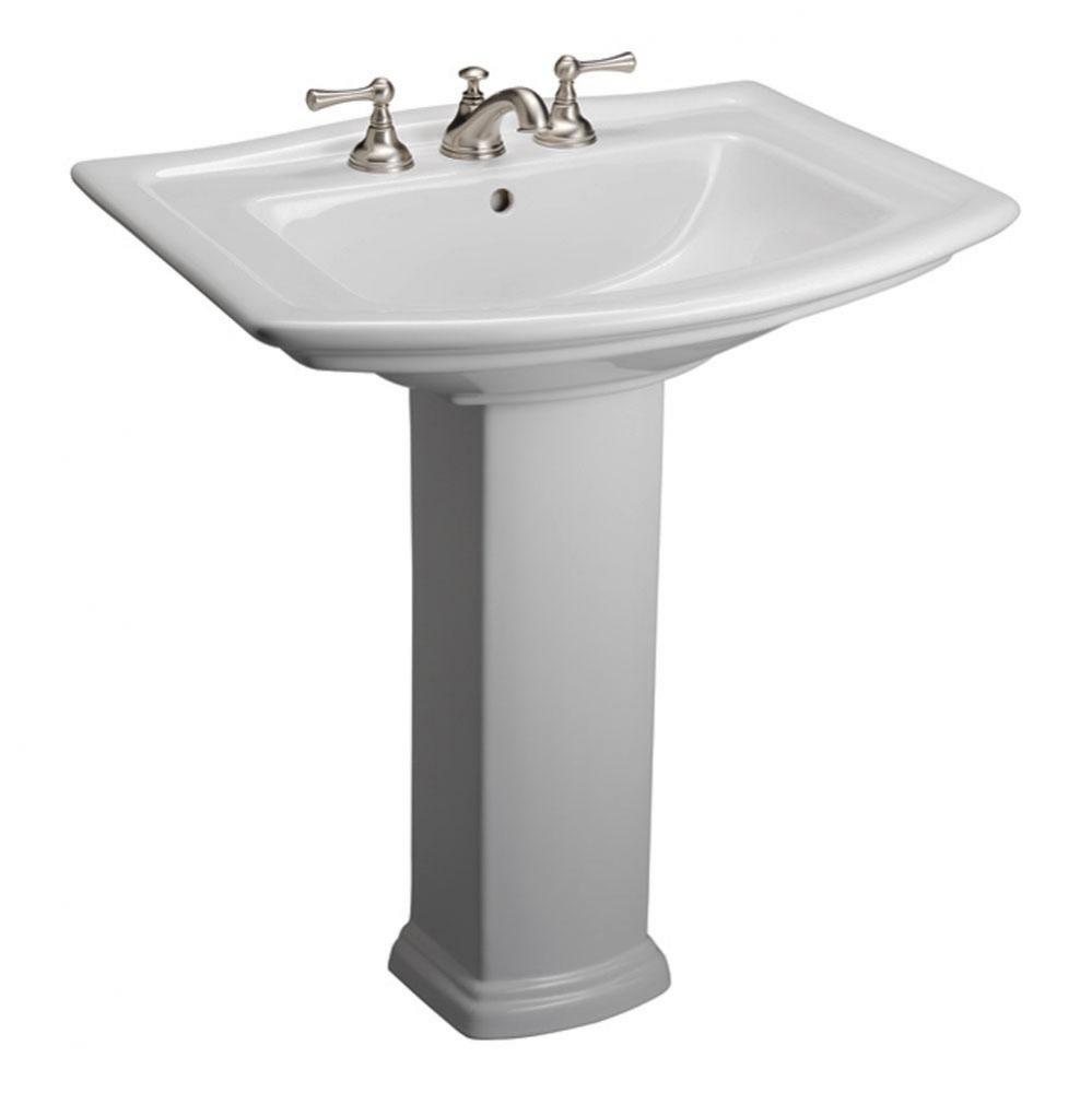 Washington 765 Pedestal Lavatory, 8''cc, White