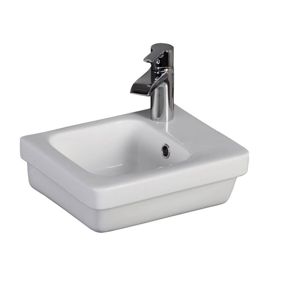 Resort 360 Wall-Hung Basin,White