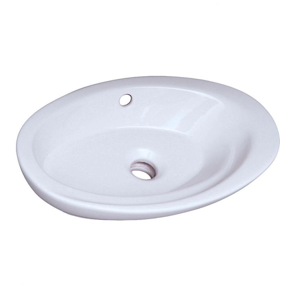Infinity Above Counter Basin18'' - White