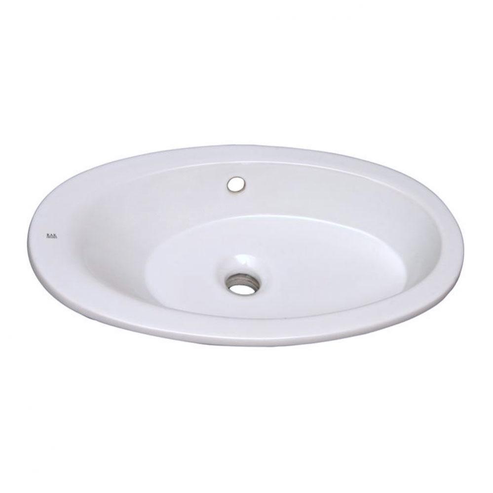 Infinity Drop-In Basin, 22'' White