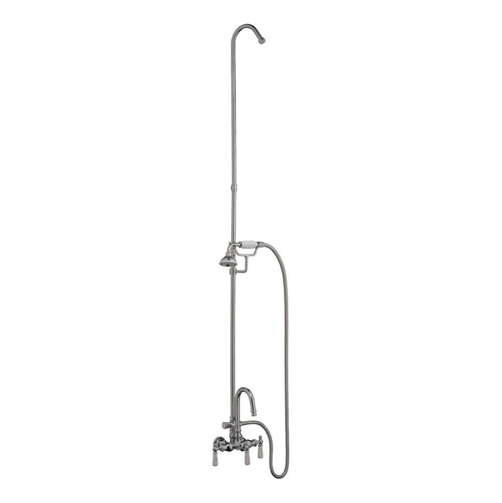 Converto Shower w/Handheld Shwr, Riser, Acry Tub, Chrome