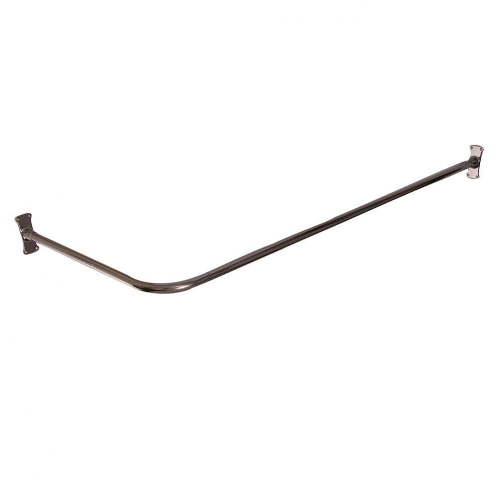 36'' Corner Shower Curtain Rod w/ Flanges-CP